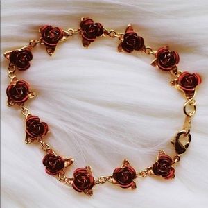 Dozen roses bracelet